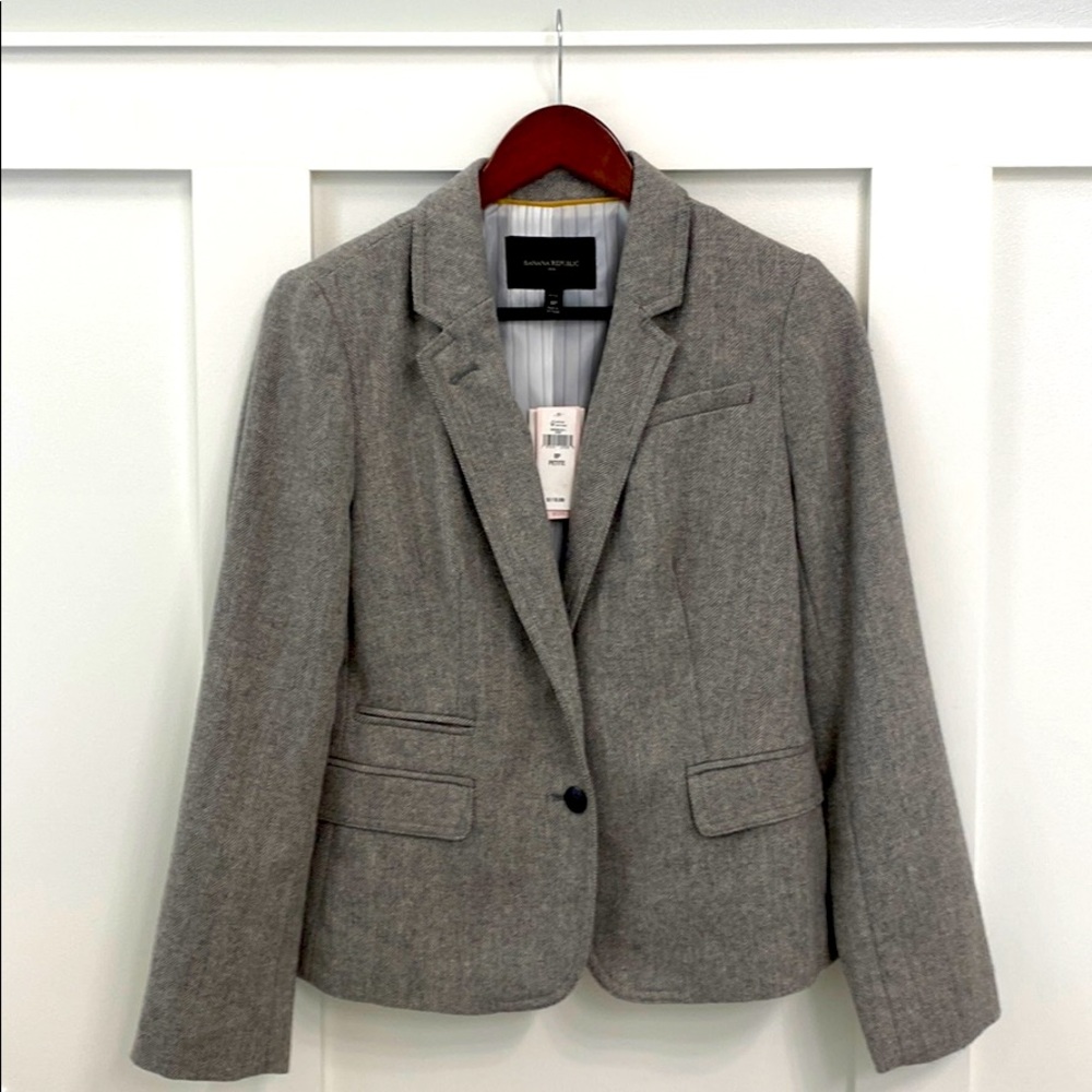 Banana Republic Herringbone Blazer